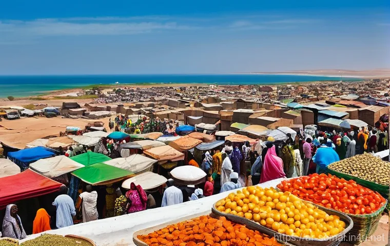 소말릴란드 소말리아 국경 상황 - **Prompt 1: The Foundations of a Nation: A Tale of Resilience and Building**
    "An intricate split...