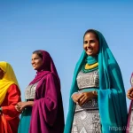 소말릴란드의 민속 춤 - **"Joyous Buraanbur Dance in Somalia"**
A group of Somali women gracefully performing the tradit...